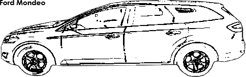 Ford mondeo estate 2008 dimensions