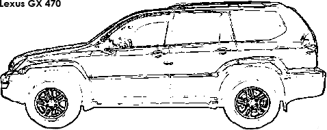 Lexus gx470 dimensions