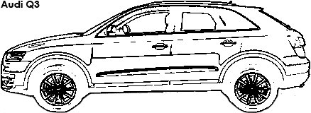 Audi Q3 coloring