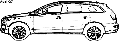 Audi Q7 coloring