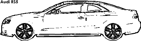 Audi RS5 coloring