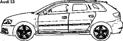 Audi S3 coloring