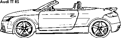 Audi TT RS coloring