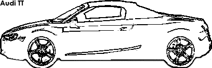 Audi TT coloring