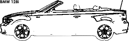 BMW 128i coloring