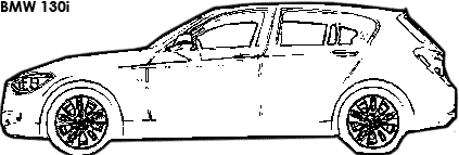 BMW 130i coloring