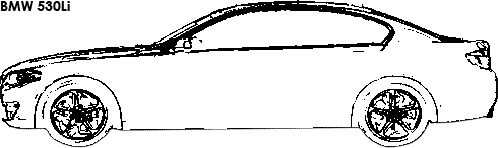 BMW 530Li coloring