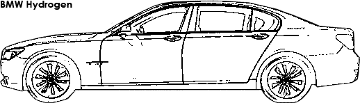 BMW Hydrogen coloring