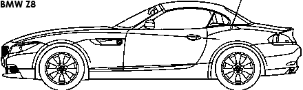 BMW Z8 coloring