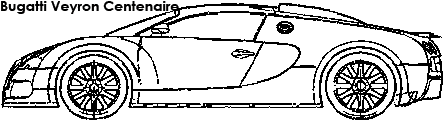 Bugatti Veyron Centenaire coloring