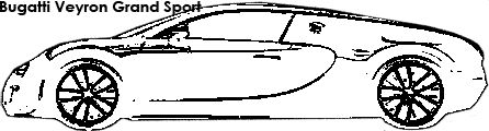 Bugatti Veyron Grand Sport coloring