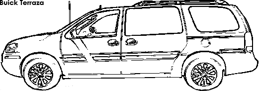 Buick Terraza coloring