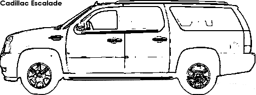 Cadillac Escalade coloring