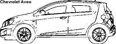 Chevrolet Aveo coloring