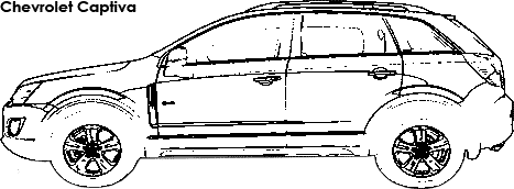 Chevrolet Captiva coloring