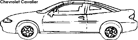 Chevrolet Cavalier coloring