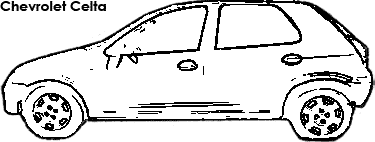 Chevrolet Celta coloring