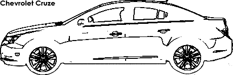 Chevrolet Cruze coloring