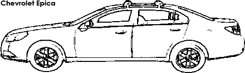 Chevrolet Epica coloring