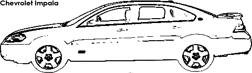 Chevrolet Impala coloring