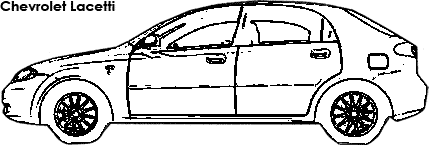 Chevrolet Lacetti coloring
