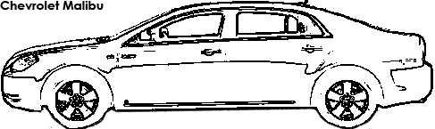 Chevrolet Malibu coloring