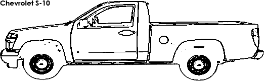 Chevrolet S-10 coloring