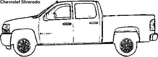 Chevrolet Silverado coloring