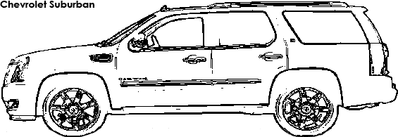 Chevrolet Suburban coloring