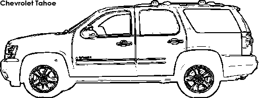 Chevrolet Tahoe coloring