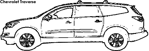 Chevrolet Traverse coloring