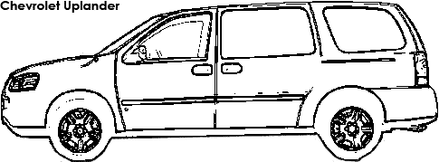 Chevrolet Uplander coloring