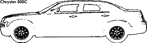 Chrysler 300C coloring