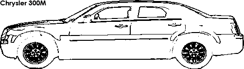 Chrysler 300M coloring