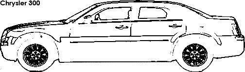 Chrysler 300 coloring