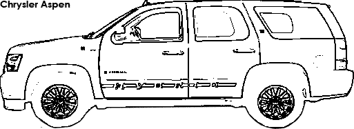 Chrysler Aspen coloring
