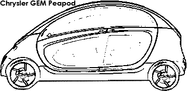 Chrysler GEM Peapod coloring