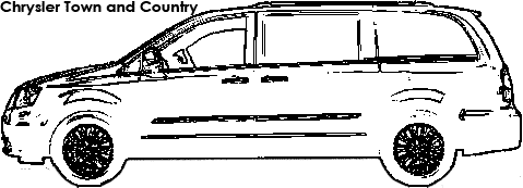 Chrysler Town and Country coloring