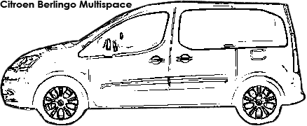 Citroen Berlingo Multispace coloring