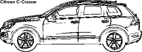 Citroen C-Crosser coloring