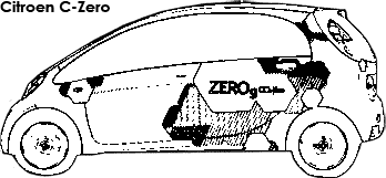 Citroen C-Zero coloring