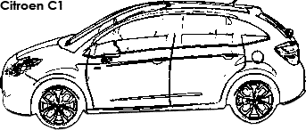 Citroen C1 coloring