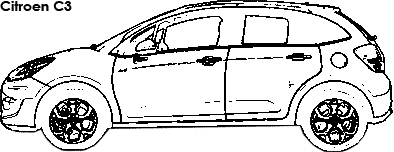 Citroen C3 coloring