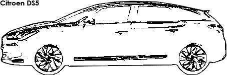 Citroen DS5 coloring