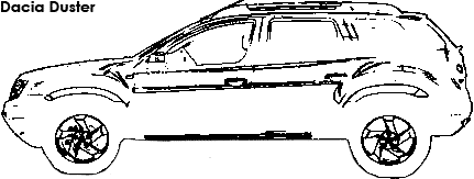 Dacia Duster coloring