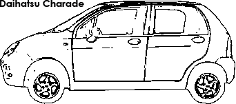 Daihatsu Charade coloring