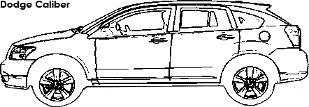 Dodge Caliber coloring