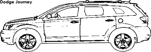 Dodge Journey coloring