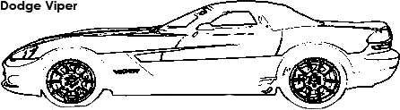 Dodge Viper coloring