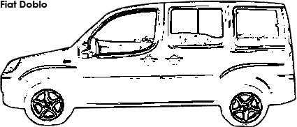 Fiat Doblo coloring